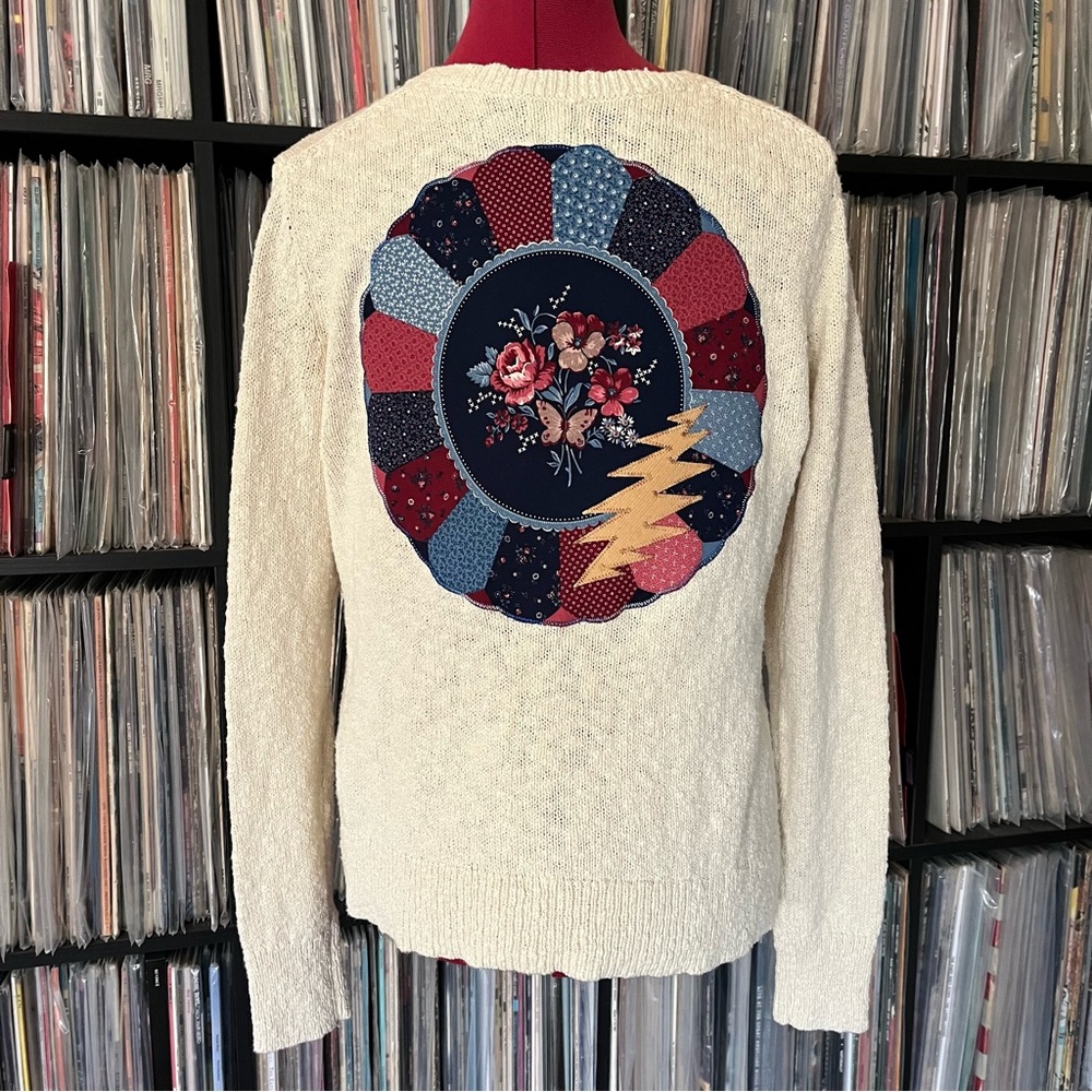 Grateful Mandala Dead Quilt Block Patchwork Steal… - image 5